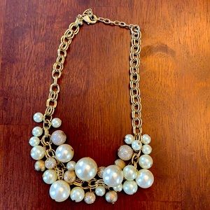 Pearl and gold necklace